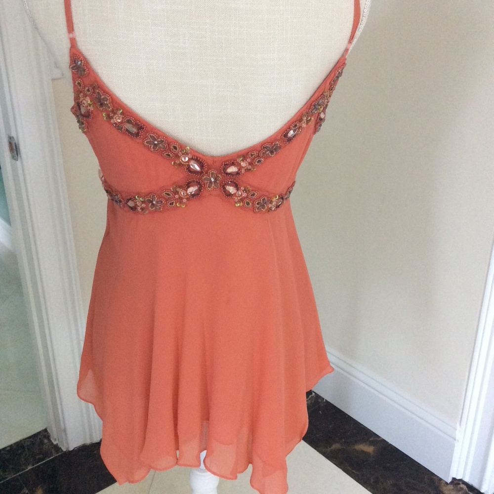 Cache blouse with crystal M